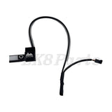 Rear cargo LED light installed in Land Rover Discovery 3 or 4 with aluminum clips and multiple lighting modes (red, yellow, white)