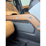 Center Console Storage Pockets for Defender L663 available OEM or aftermarket kit both sides