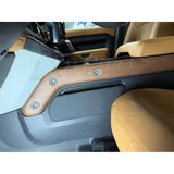 Center Console Storage Pockets for Defender L663 available OEM or aftermarket kit both sides