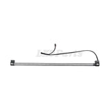 Rear cargo LED light installed in Land Rover Discovery 3 or 4 with aluminum clips and multiple lighting modes (red, yellow, white)