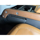 Center Console Storage Pockets for Defender L663 available OEM or aftermarket kit both sides