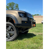 Proud Rhino Winch Bumper for Land Rover Defender L663 – Low-profile steel bumper with winch mount for 2020–present Defender 90, 110, and 130