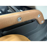 Center Console Storage Pockets for Defender L663 available OEM or aftermarket kit both sides