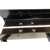 Lucky 8 CFE Rock Sliders for LR3 & LR4. 3/16" U.S. steel, mounts to rocker panels, bolt-on, USA-made. Reinforced body protection for serious off-road use.