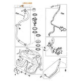 GAS TANK FUEL CAP GENUINE