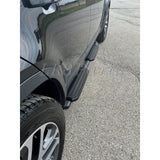 Lucky 8 CFE Defender side steps in Union Jack, 4 Bar, and Gotham styles – budget-friendly aluminum steps for Defender 90, 110, and 130