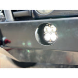 Lucky 8 CFE Steel Front Bumper for Discovery 2 – winch-ready, fog light optional, heavy-duty bolt-on bumper for off-road Land Rover builds