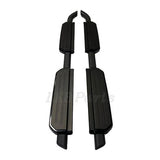 Lucky 8 CFE Defender side steps in Union Jack, 4 Bar, and Gotham styles – budget-friendly aluminum steps for Defender 90, 110, and 130