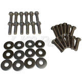 Lucky 8 CFE Rock Sliders for LR3 & LR4. 3/16" U.S. steel, mounts to rocker panels, bolt-on, USA-made. Reinforced body protection for serious off-road use.