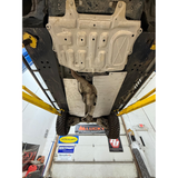 Proud Rhino Gas Tank Skid Plate for Land Rover Defender L663 – 3/8 inch aluminum, bolt-on protection for Defender 110 and 130