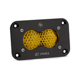BAJA DESIGNS S2 PRO, LED FLOOD, AMBER, FLUSH MOUNT