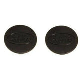 75mm pewter alloy wheel center cap set ANR2391LAL – fits Defender, Discovery 1, and Range Rover Classic – genuine with Land Rover logo.
