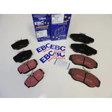 EBC Brake Kit for Land Rover Discovery 2 (1999–2004) featuring dimpled GD Sport rotors and red-coated Ultimax 2 brake pads
