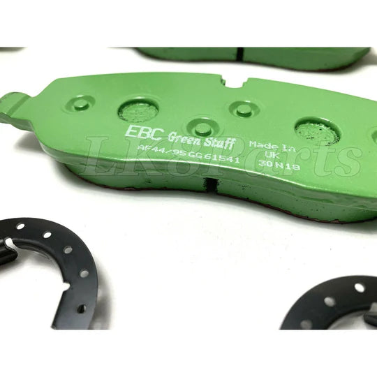 EBC Greenstuff Front Brake Pads for Nissan Micra K13 1.2 Supercharged