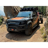 Proud Rhino A-Bar Winch Bumper for Land Rover Defender L663 – Heavy-duty steel front bumper with winch mount and A-bar guard for 2020–present models