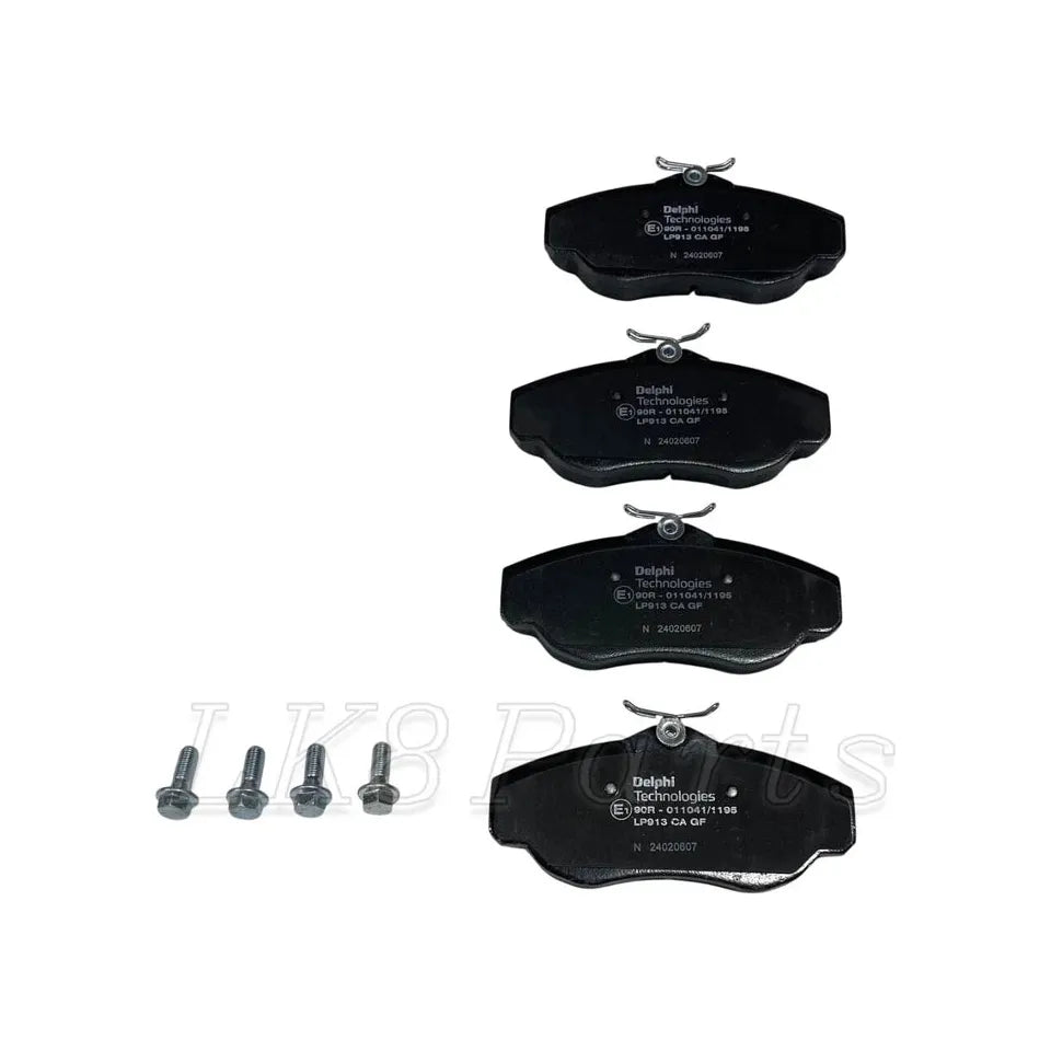 Front Brake Pads Kit For Land Rover Discovery 2 & Range Rover P38 – UNIBRAKES SFP500120 – 90-Day Warranty
