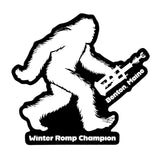 Yeti Winter Romp Champion Sticker 4x4 vinyl limited edition for Rover fans