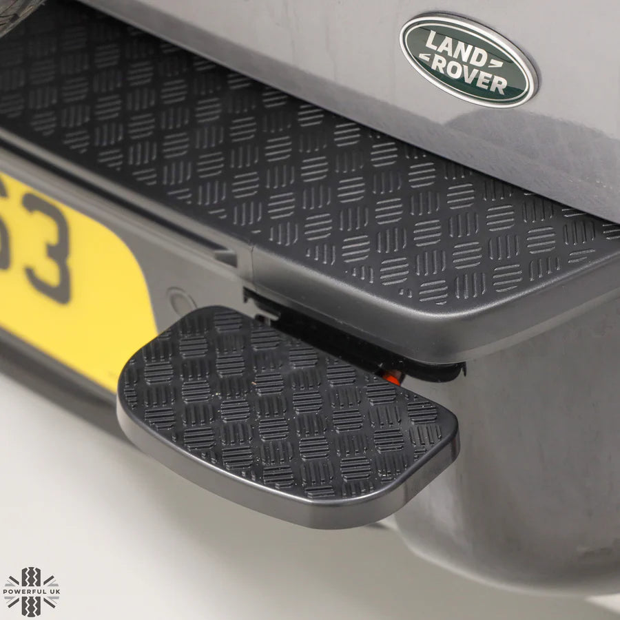 Rear Step Kit TOW870-CHQ | Defender L663 with Chequer Plate