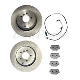 Rear Rotors Pads and Sensors Kit 5.0L SC