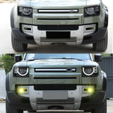 New Defender L663 Yellow Fog Light Kit