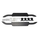 Lucky 8 CFE Defender side steps in Union Jack, 4 Bar, and Gotham styles – budget-friendly aluminum steps for Defender 90, 110, and 130