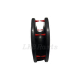 Factor 55 Rope Retention Pulley for synthetic rope winching – lightweight anodized aluminum snatch block with rope retention fingers