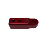 Red Factor 55 HitchLink 2.0 aluminum recovery shackle mount for 2-inch receivers – USA-made off-road tow point upgrade
