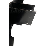 Lucky 8 CFE steel front bumper for Land Rover Discovery 1 and 2 – stock-style, non-winch, satin black powder-coated finish
