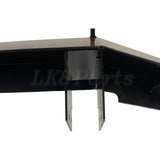 Lucky 8 CFE steel front bumper for Land Rover Discovery 1 and 2 – stock-style, non-winch, satin black powder-coated finish