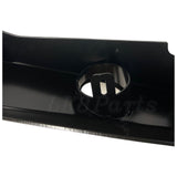 Lucky 8 CFE steel front bumper for Land Rover Discovery 1 and 2 – stock-style, non-winch, satin black powder-coated finish