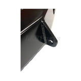 Lucky 8 CFE steel front bumper for Land Rover Discovery 1 and 2 – stock-style, non-winch, satin black powder-coated finish