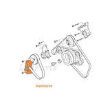 PQG500220 Secondary Belt Tensioner for Land Rover 4.4L V8 – Fits LR3 and Range Rover Sport 2005–2009