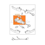Ignition Lock Switch Retrofit Kit with Keys for Discovery 2 – fits 1999–2004, pre-cut keys, plug-in replacement with simplified wiring