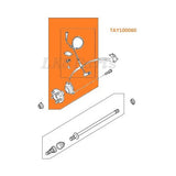 TAY100060 front hub assembly with ABS sensor for Land Rover Discovery 2 – fits left or right side.