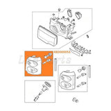 Front Corner Parking Side Lamp Turn Light Set Euro Style