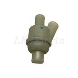 OEM 180-degree low-temp thermostat PEL500110G – fits Discovery 2 with 4.0 or 4.6 V8 – replaces factory 193°F thermostat.
