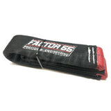 Factor 55 Shorty II Polyester Strap 2" Black and Red 00078