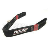 Factor 55 Shorty II Polyester Strap 2" Black and Red 00078