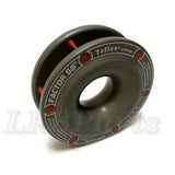 Factor 55 Rope Retention Pulley for synthetic rope winching – lightweight anodized aluminum snatch block with rope retention fingers