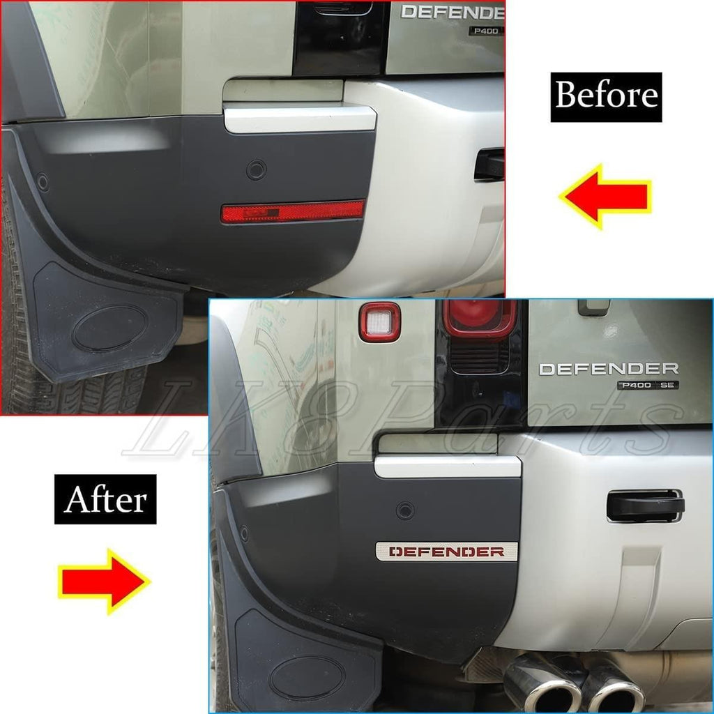 Rear Fog Light Defender Cut Out Lucky8 Off Road