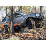 Proud Rhino Rock Sliders for Land Rover LR3 and LR4 – Frame-mounted 3/16 inch thick U.S. steel with EAS compressor protection and matte finish