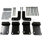 Raptor 4x4 tubular front winch bumper for Discovery 1, Discovery 2, and Range Rover Classic with black powder-coated finish and optional recovery points