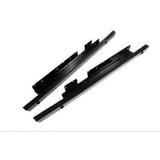 Terrafirma TF808 steel rock sliders for Land Rover Discovery 2 without tree bars – black powder-coated minimalist trail protection
