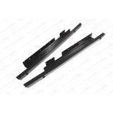 Terrafirma TF808 steel rock sliders for Land Rover Discovery 2 without tree bars – black powder-coated minimalist trail protection