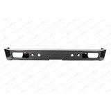 TF090A Terrafirma steel rear bumper for Discovery II – heavy-duty black powder-coated bumper without swivel recovery points