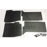 Front & Rear Rubber Floor Mats Set GENUINE