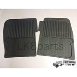 Front & Rear Rubber Floor Mats Set GENUINE