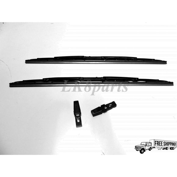 WIPER BLADE & CLIP PAIR FRONT