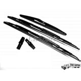 FRONT & REAR WIPER BLADE SET OF 3 & CLIPS