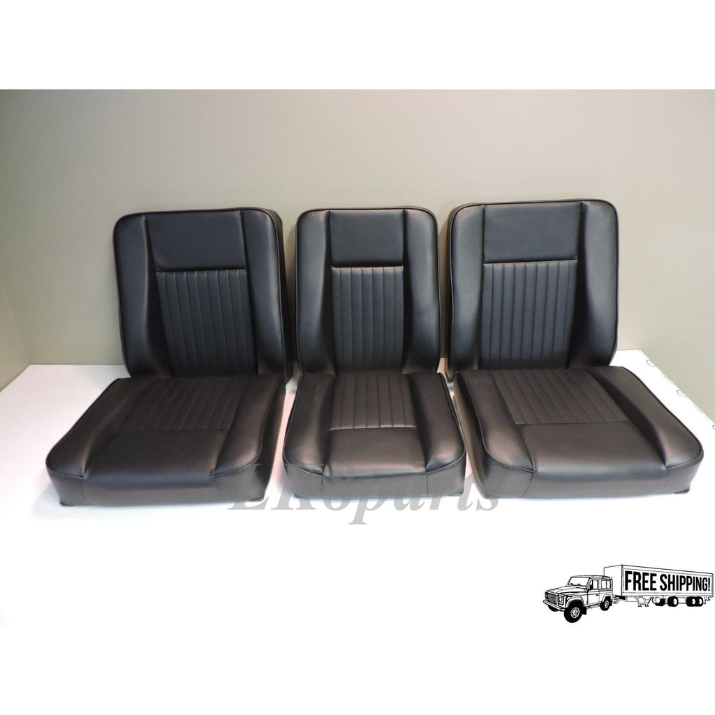 Land Rover Series Front Seats - Black